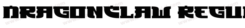 DragonClaw Regular字体转换